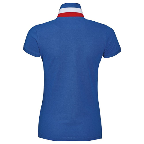 Рубашка поло Patriot Women, ярко-синяя - рис 3.
