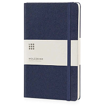 Записная книжка Moleskine Classic (в линейку) в твердой обложке, Pocket (9x14см), синий