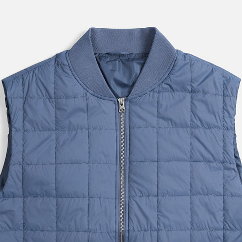 Жилет унисекс Warmbridge, синий (джинс) - рис 4.