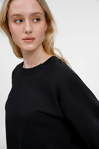 Свитшот унисекс Avenu, черный - рис 8.