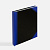 Блокнот Accenti, черный с синим - миниатюра