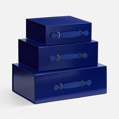 Коробка складная Holdfold, S, синяя - рис 8.