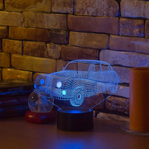 3D светильник Ретро Авто - рис 2.