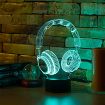 3D светильник Наушники