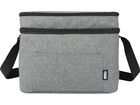 Tundra сумка-холодильник из переработанного РЕТ-пластика, сертиф. согласно GRS - Серый яркий - рис 2.