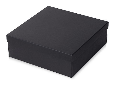 Подарочный набор с блокнотом С3, металлической ручкой и термосом, черный - рис 6.