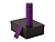 Подарочный набор с термосом и повербанком С1, фиолетовый - миниатюра