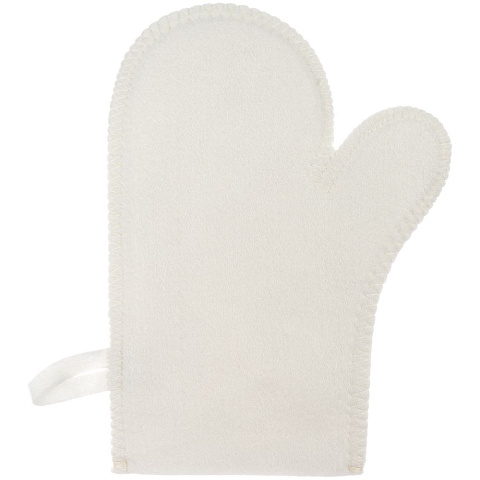 Банная рукавица Heat Off, белая - рис 2.