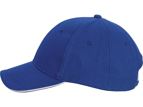 Бейсболка Cancun, классический синий/белый - рис 3.