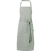 Pheebs 200 g/m2 recycled cotton apron, зеленый яркий