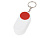Брелок-футляр для таблеток Pill, белый/красный - миниатюра