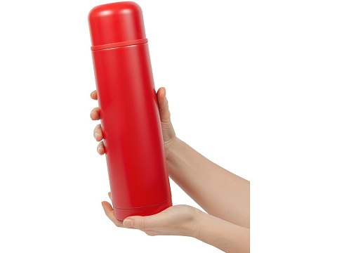 Термос Relaxika 101 (1 литр), красный (без лого) - рис 14.