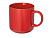 Кружка матовая Rita, 410мл, красный - миниатюра
