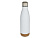 Бутылка для воды Cove из нержавеющей стали с двойными стенками и вакуумной изоляцией, объемом 500 мл, с пробковыми деталями - Белый - миниатюра