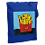 Холщовая сумка «Фри», ярко-синяя - миниатюра - рис 2.