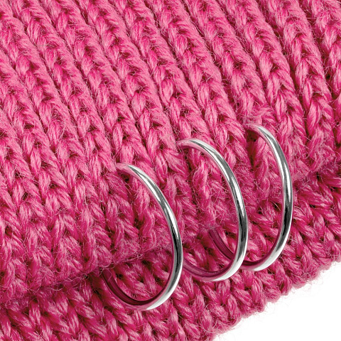 Шапка Pricker, розовая (малиновая) - рис 7.