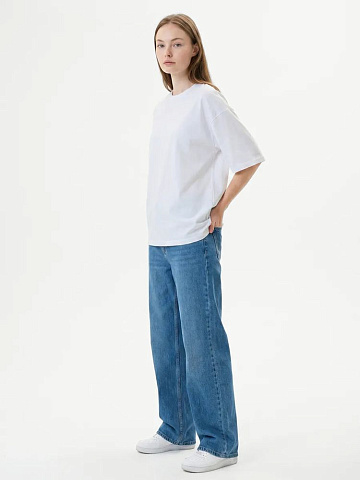 Футболка Oversize Premium 210, белая - рис 8.