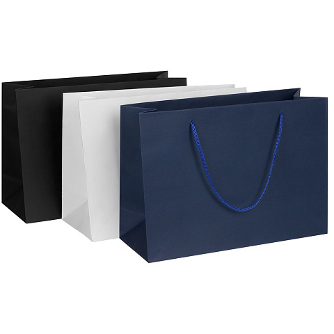 Пакет бумажный Arc M, синий - рис 4.
