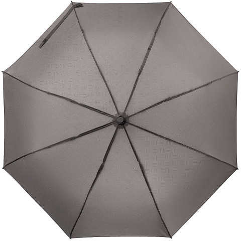 Зонт складной Hard Work с проявляющимся рисунком, серый - рис 2.