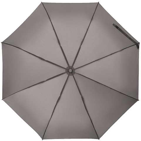 Зонт складной Hard Work с проявляющимся рисунком, серый - рис 3.