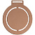 Медаль Steel Rond, бронзовая - миниатюра