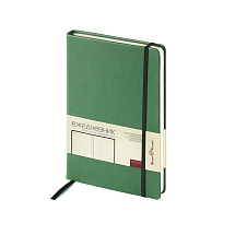 Ежедневник А5 недатированный Megapolis Velvet, зеленый (Р)