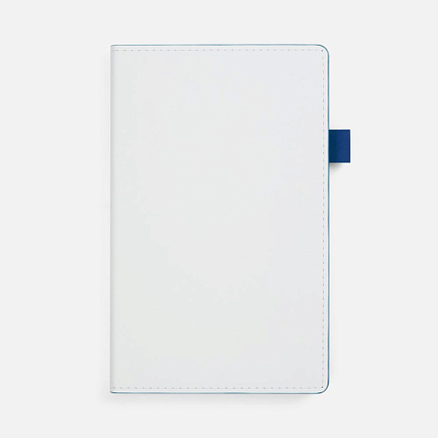 Ежедневник White Shall, недатированный, бело-синий - рис 2.