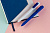 Ручка шариковая Swiper SQ, белая с синим - миниатюра - рис 7.