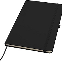 Блокнот Spectrum Plus формата A5 в твердой обложке - сплошной черный