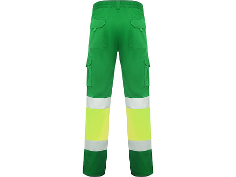 Брюки Daily stretch HV, садовый зеленый/неоновый желтый - рис 2.