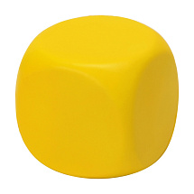 Антистресс Кубик, желтый