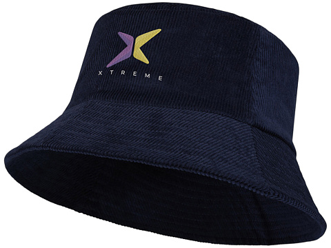 Панама Howson из переработанного вельвета - Темно - синий - рис 4.