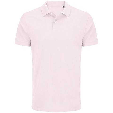 Рубашка поло унисекс Pacific, светло-розовая