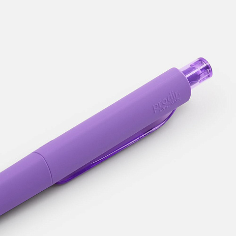 Ручка шариковая Prodir DS8 PRR-T Soft Touch, фиолетовая - рис 6.