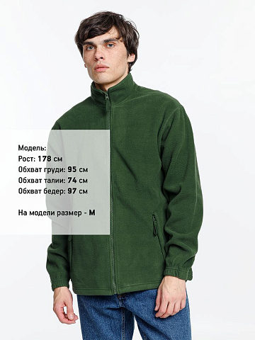 Куртка мужская North 300, зеленая - рис 5.