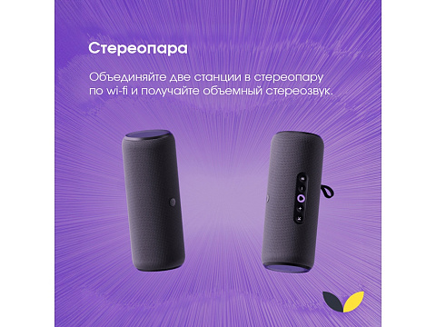 Умная портативная колонка Яндекс Станция Стрит с Алисой, черный (YNDX-00030BLK) - рис 9.