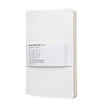 Записная книжка Moleskine Volant (в линейку, 2 шт.), Large (13х21см), белый