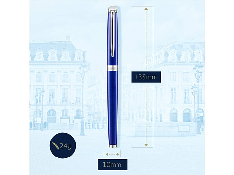 Перьевая ручка Waterman Hemisphere Bright Blue CT - рис 4.