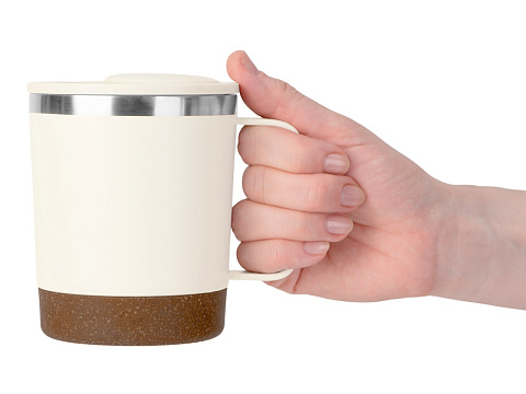 Стальная кружка с двойными стенками Swipe, белый0,00 - рис 10.