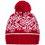 Новогодняя шапка Красная - миниатюра - рис 2.