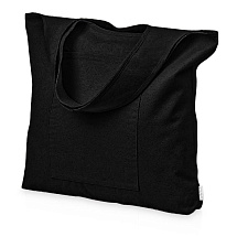 Сумка-шоппер Vest из хлопка 340 г/м2, черный