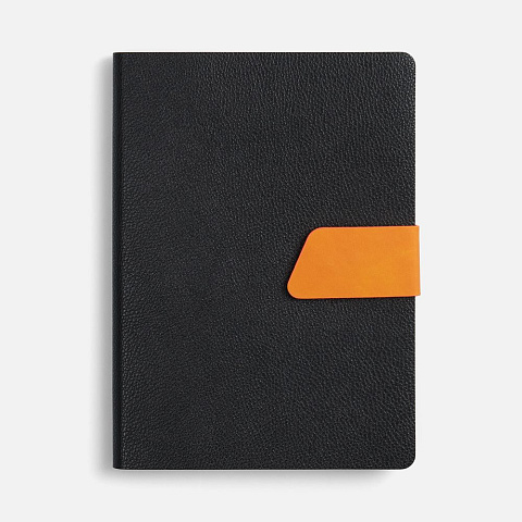 Ежедневник Boom, недатированный, черный с оранжевым - рис 3.