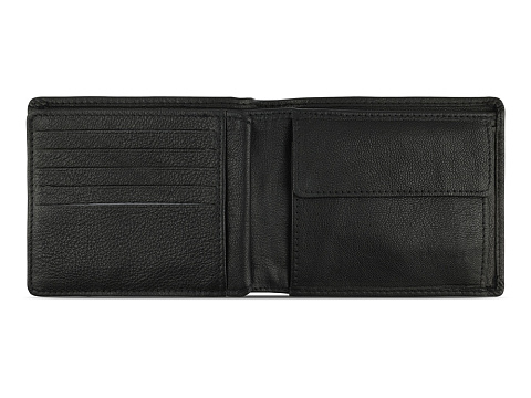 Портмоне BUGATTI Bomba, с защитой данных RFID, чёрное, кожа/полиэстер, 12х2х9,5 см - рис 3.