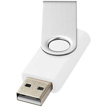 USB-флешка на 32 Гб Rotate Basic, белый