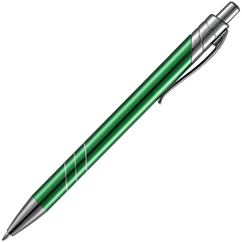 Ручка шариковая Underton Metallic, зеленая - рис 4.