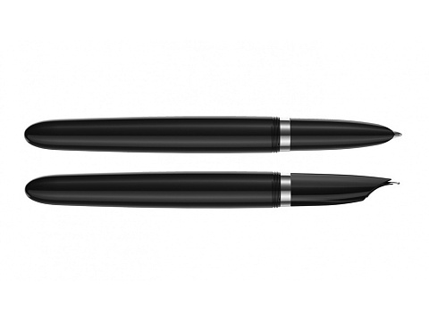 Перьевая ручка Parker 51 CORE BLACK CT, перо: F, цвет чернил: black, в подарочной упаковке. - рис 12.