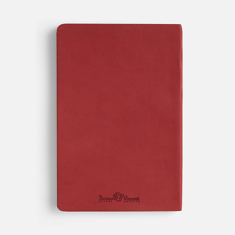 Бизнес-блокнот Megapolis Flex, бордовый - рис 4.