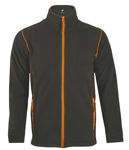 Куртка мужская Nova Men 200, темно-серая с оранжевым - рис 2.
