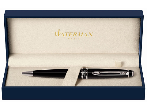 Шариковая ручка Waterman Expert 3, цвет: Black CT, стержень: Mblu - рис 4.