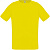 Футболка унисекс Sporty 140, лимонно-желтая - миниатюра